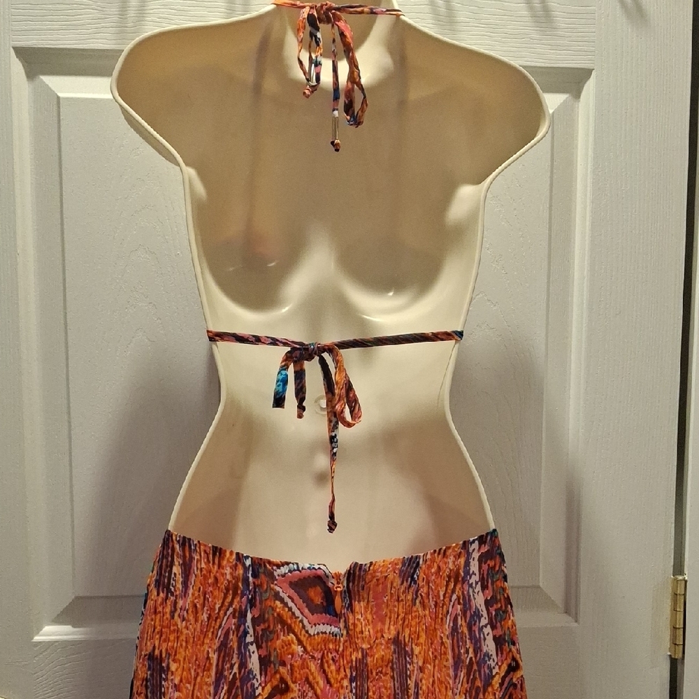 Bebe Multicolor Patterned Maxi Dress - image 8